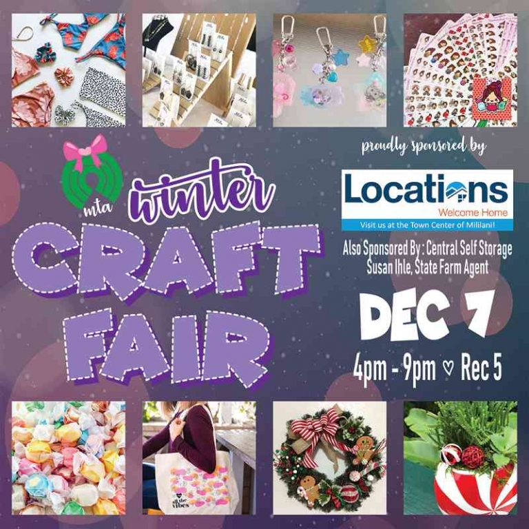 Craft Fair this Saturday Mililani Town Association Official Site