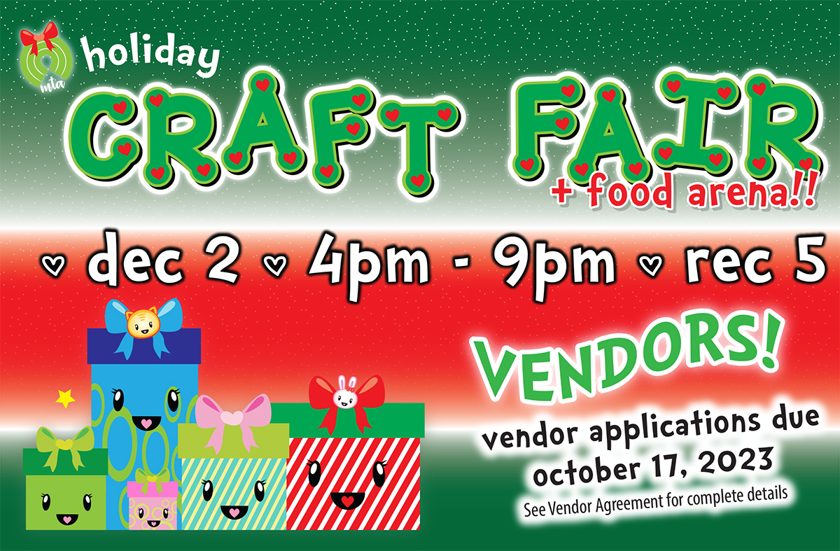 Holiday Craft Fair Vendor Registration Mililani Town Association