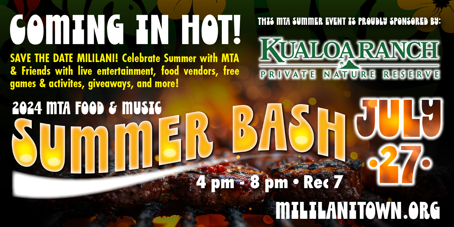 MTA Special Events Vendor Registration Mililani Town Association