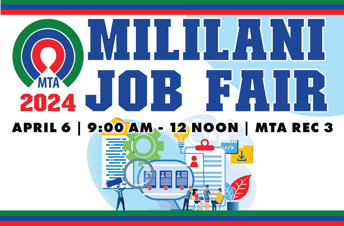 2024 Mililani Job Fair Mililani Town Association